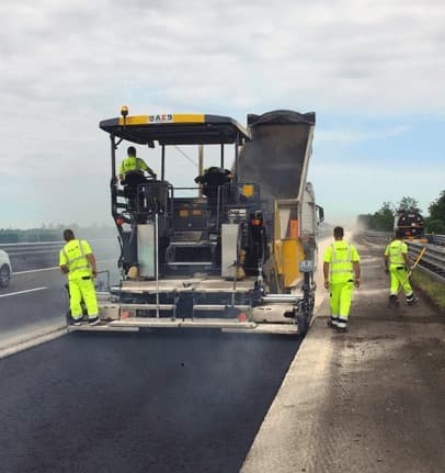 FORMIA - PARTONO I LAVORI DI RIPAVIMENTAZIONE STRADALE SULLA SS. 7 VARIANTE APPIA