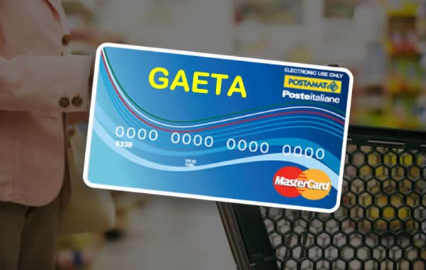 GAETA - ARRIVA LA SOCIAL FAMILY CARD. SARANNO ASSEGNATE 58 CARD PER UN IMPORTO DI 26.000€ E UN IMPORTO ANNUO DI 150.000€