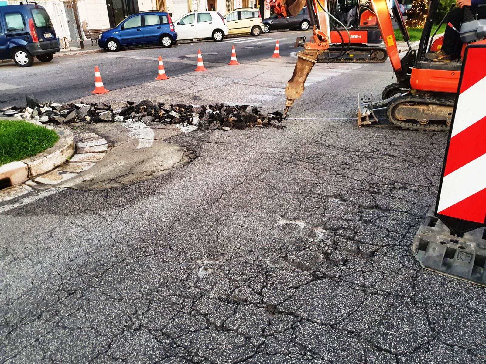 GAETA: LAVORI NEL TRATTO LUNGOMARE CABOTO TRA ROTONDA CALEGNA E QUARTIERE LA PIAJA