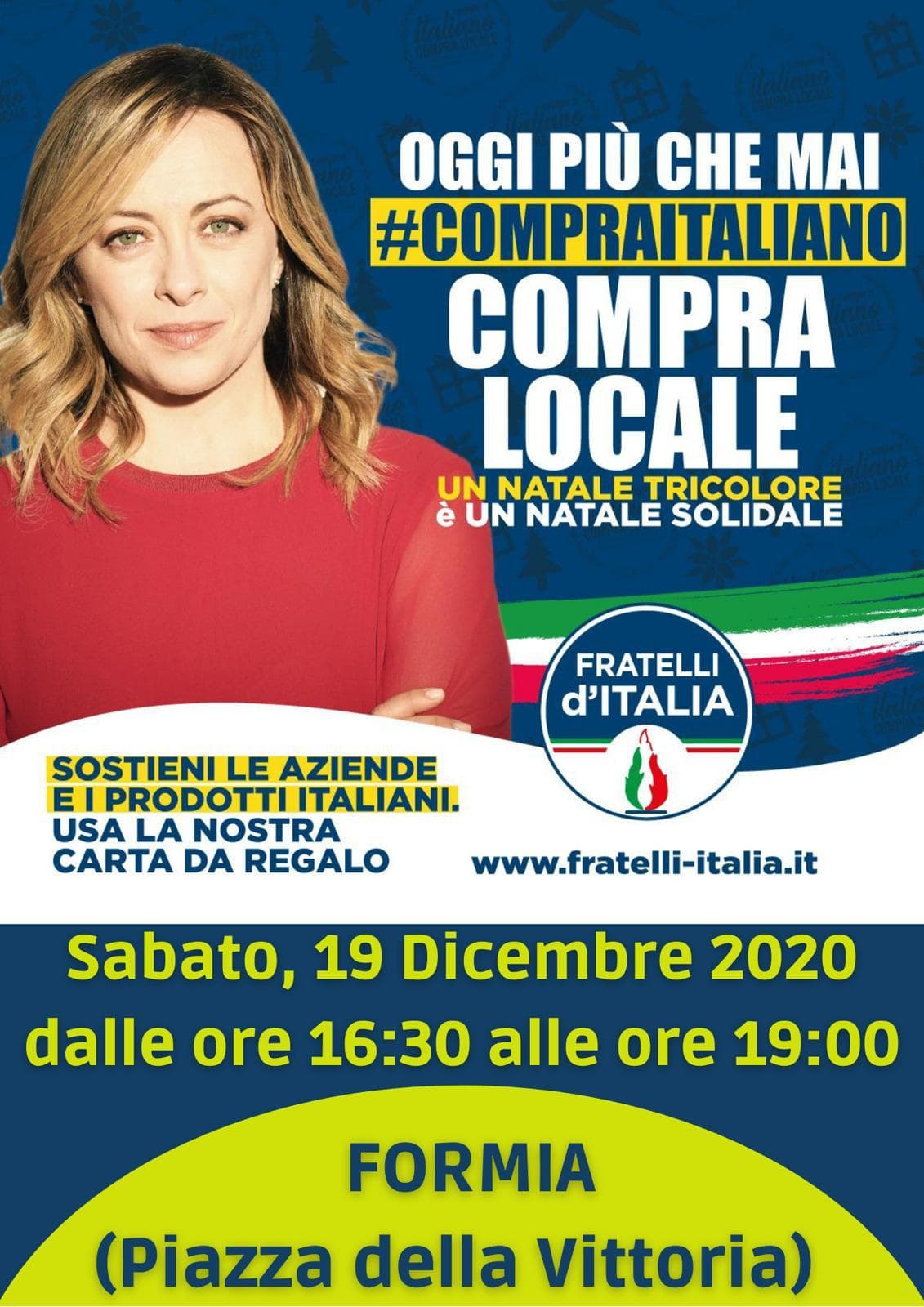 FORMIA - FRATELLI D'ITALIA A SOSTEGNO DEL TERRITORIO