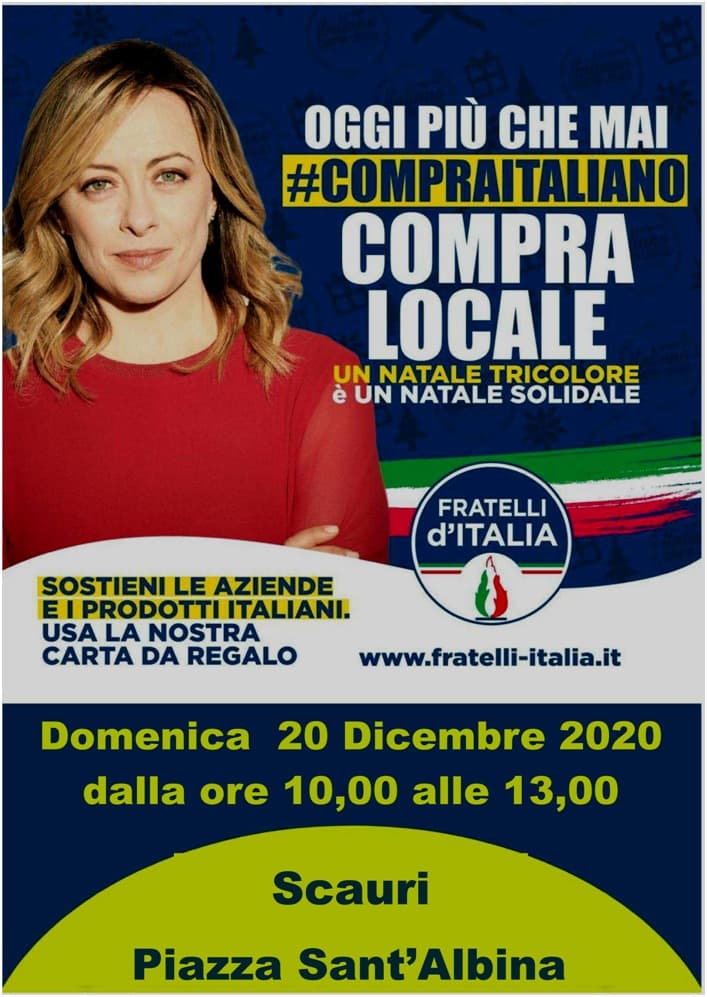 FRATELLI D'ITALIA MINTURNO - COMPRA LOCALE!