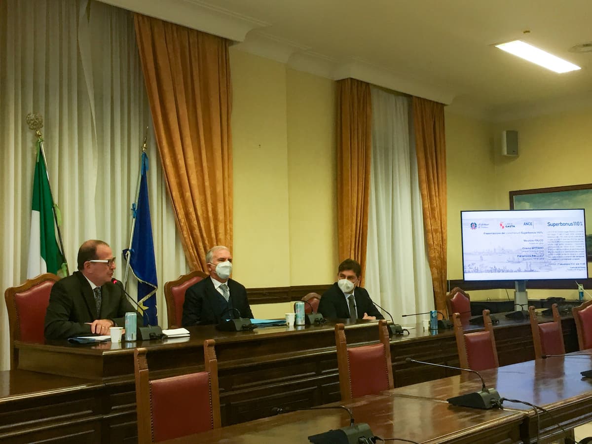 SUPERBONUS 110%, LA PRESENTAZIONE A GAETA