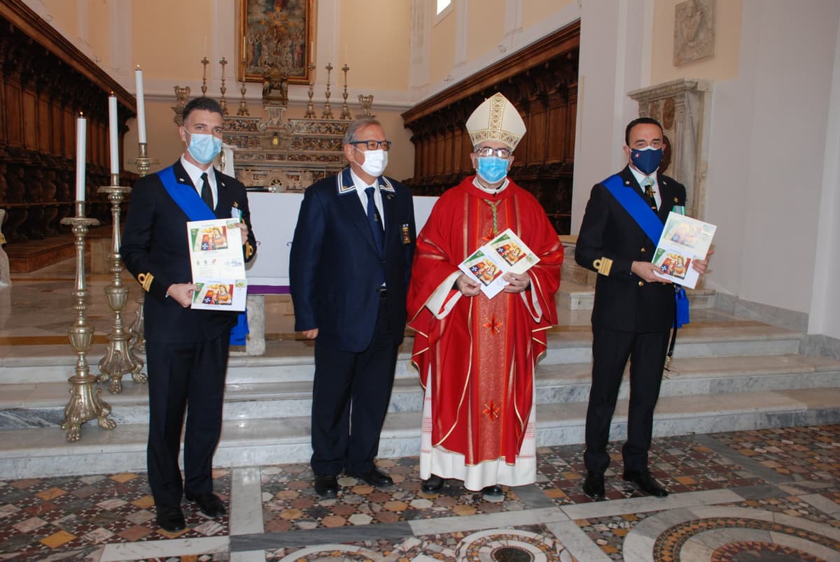 GUARDIA COSTIERA: SANTA BARBARA CON MONS. VARI ARCIVESCOVO DI GAETA IN CATTEDRALE