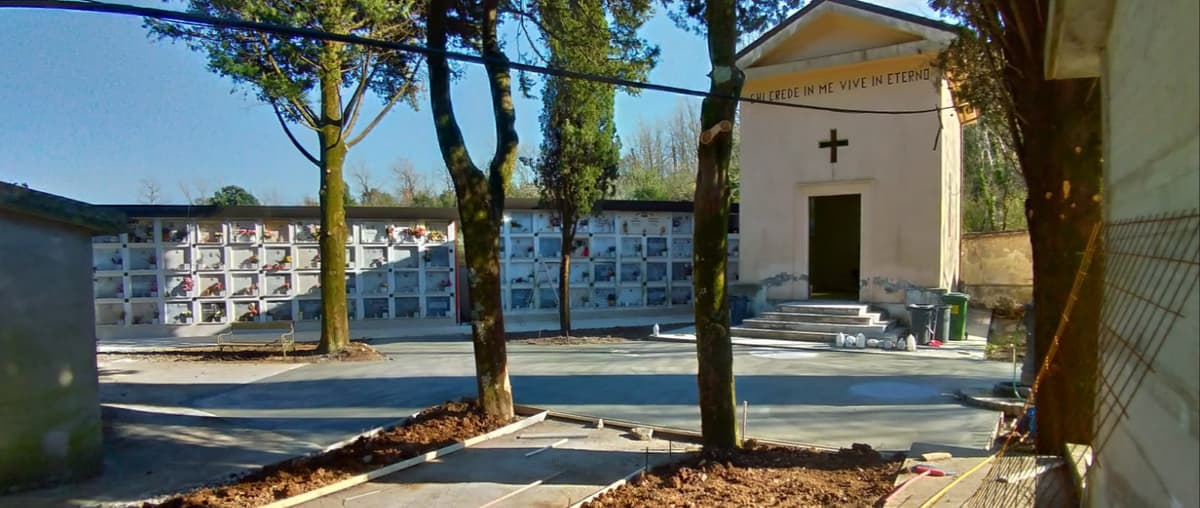 SPIGNO SATURNIA - INIZIATI I LAVORI DI MESSA IN SICUREZZA E ABBATTIMENTO DELLE BARRIERE ARCHITETTONICHE DEL CIMITERO COMUNALE