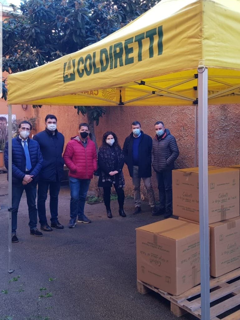 COLDIRETTI: DONAZIONI DI ALIMENTI A FONDI, MONTE SAN BIAGIO, SPERLONGA, LENOLA E CAMPODIMELE