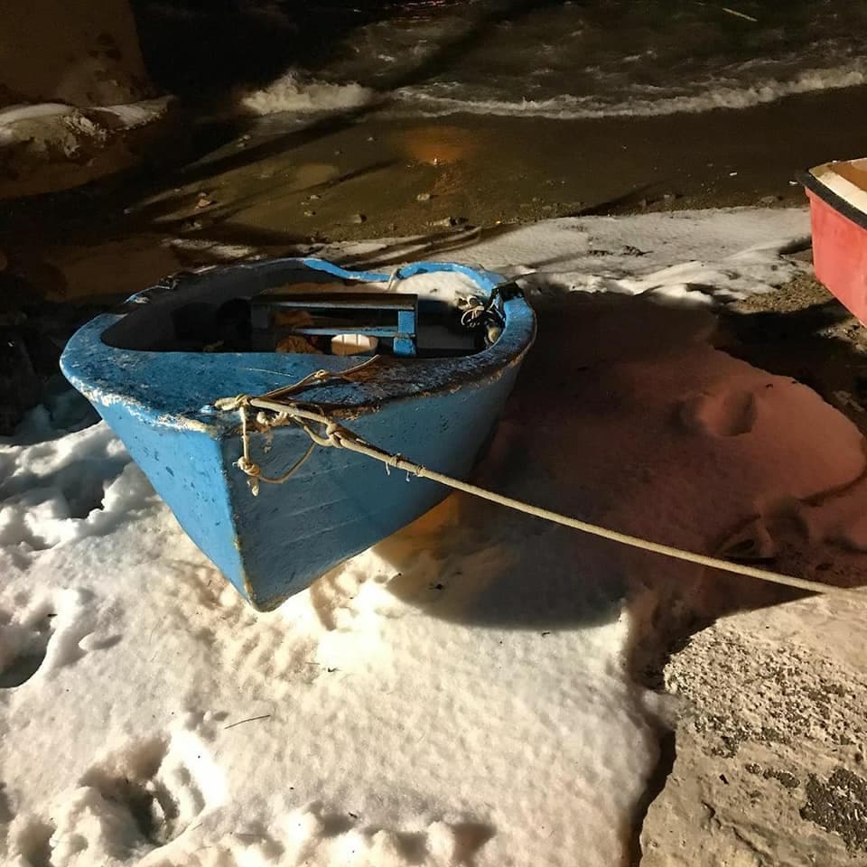 NEVE A PONZA O GRANDINATA A PONZA? IL RISULTATO NON CAMBIA. LA FOTO PIU' BELLA