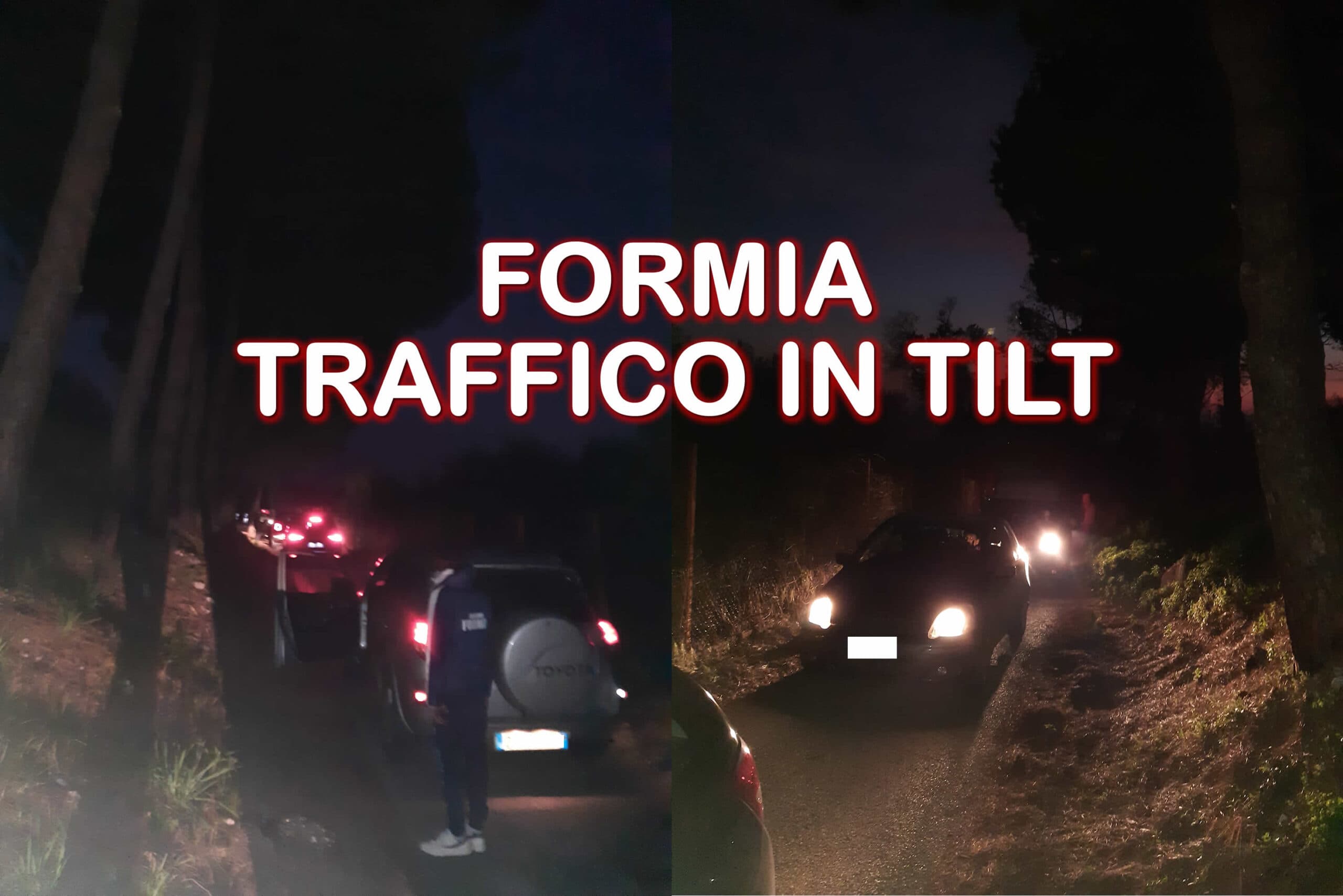 FORMIA TRAFFICO IN TILT. PARALIZZATA VIA DEGLI ARCHI. DISAGI IN VIA SPARANISE