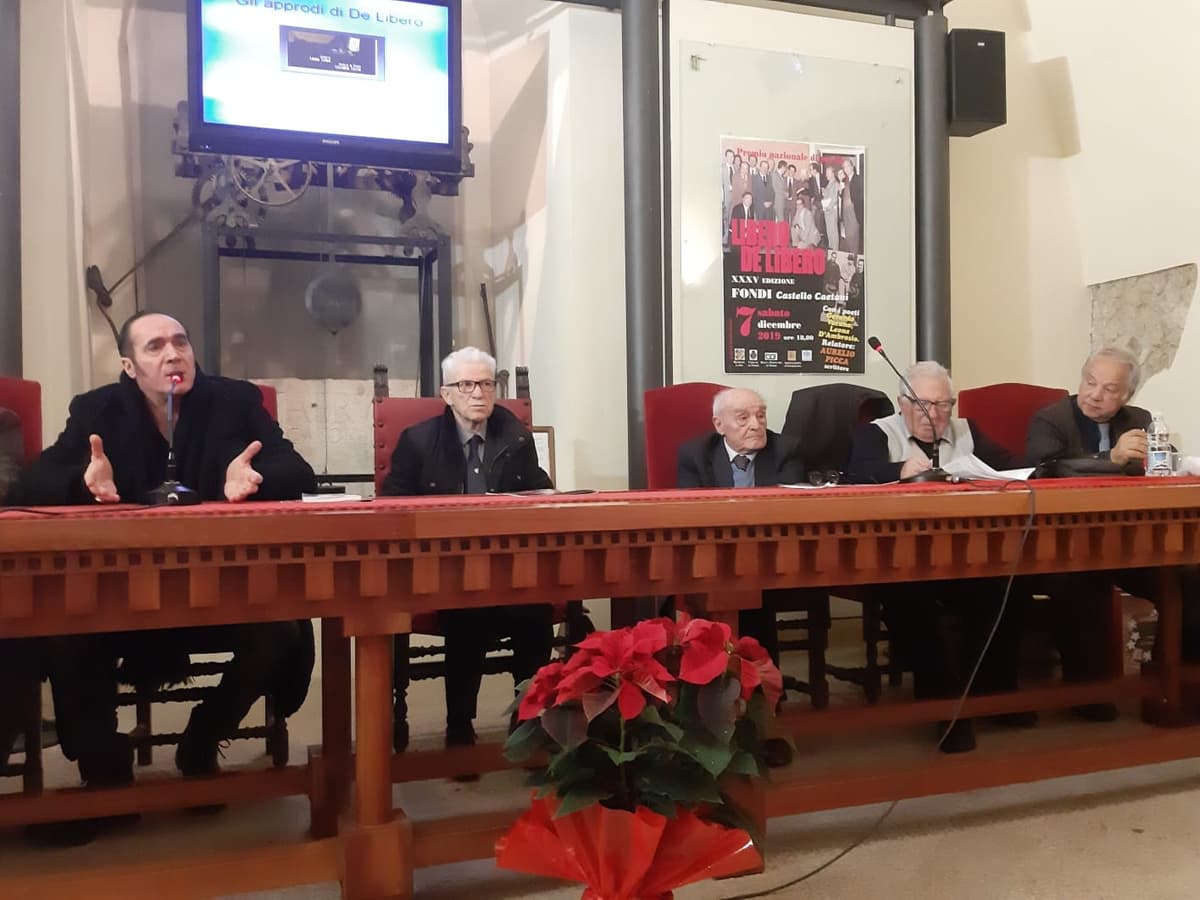 FONDI: TORNA IL PREMIO NAZIONALE DI POESIA LIBERO DE LIBERO IN RETE SABATO 16 GENNAIO