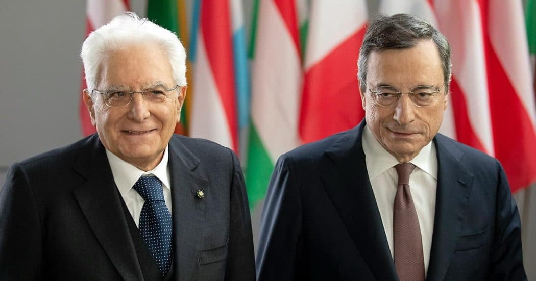MATTARELLA: GOVERNO DEL PRESIDENTE, INCARICO A MARIO DRAGHI EX PRESIDENTE BCE