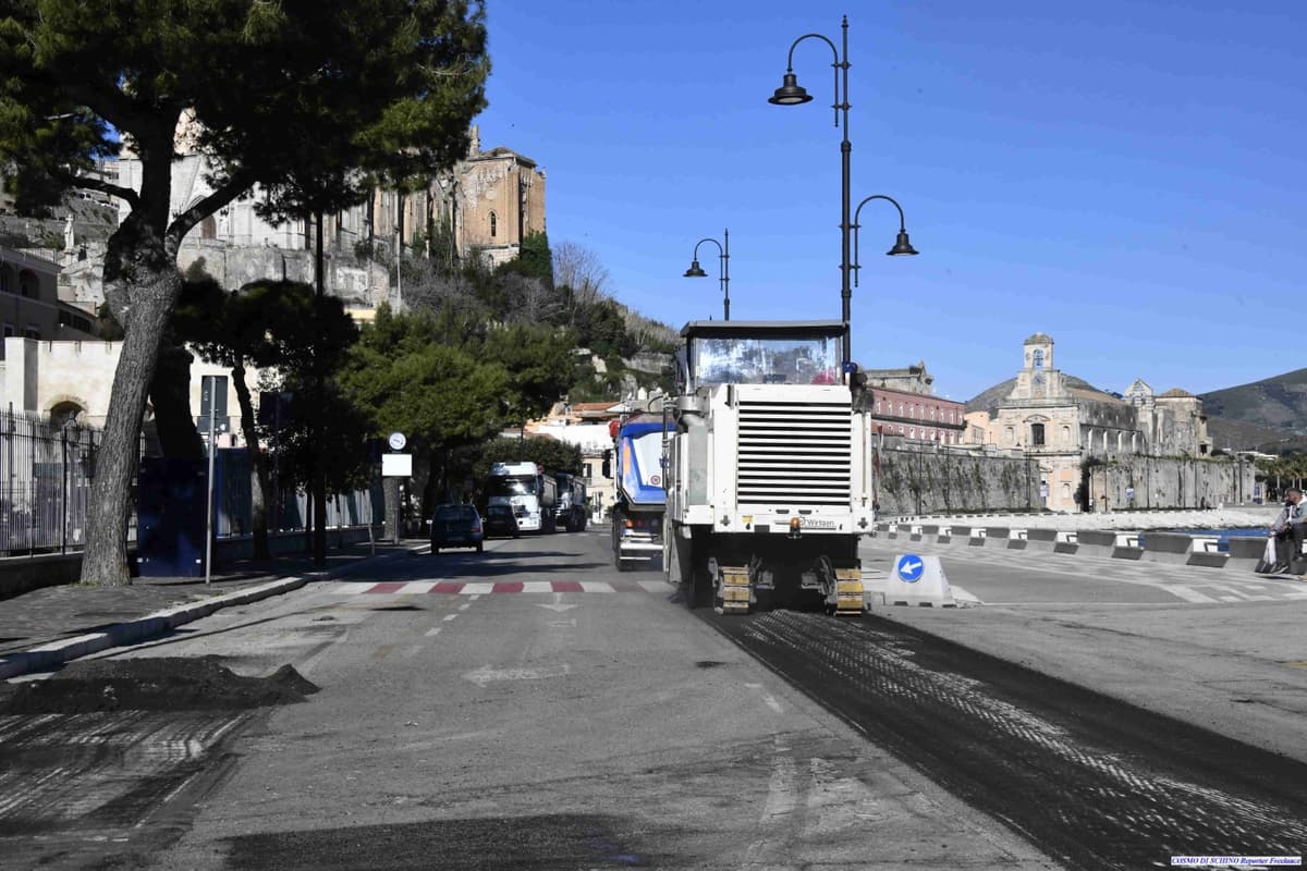 Gaeta, rifacimento Lungomare Caboto, iniziano i lavori