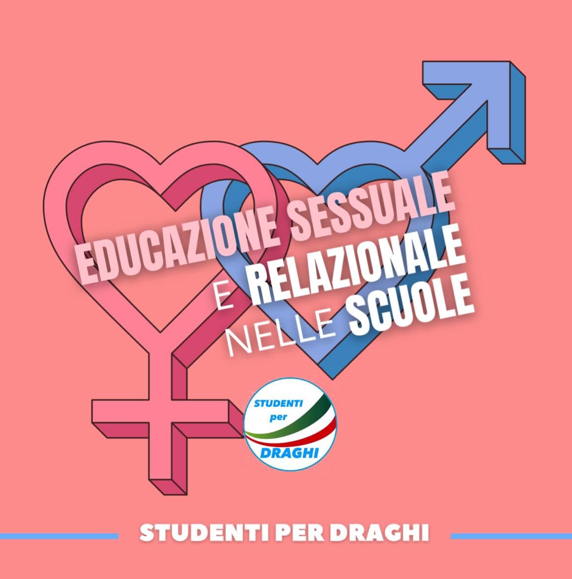 Corsi di Educazione Sessuale e Relazionale nelle scuole, proposti da Studenti per Draghi