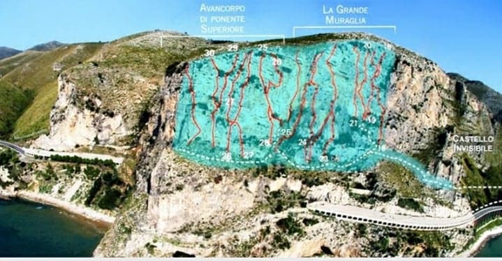 Sospese le arrampicate tra Sperlonga e Gaeta