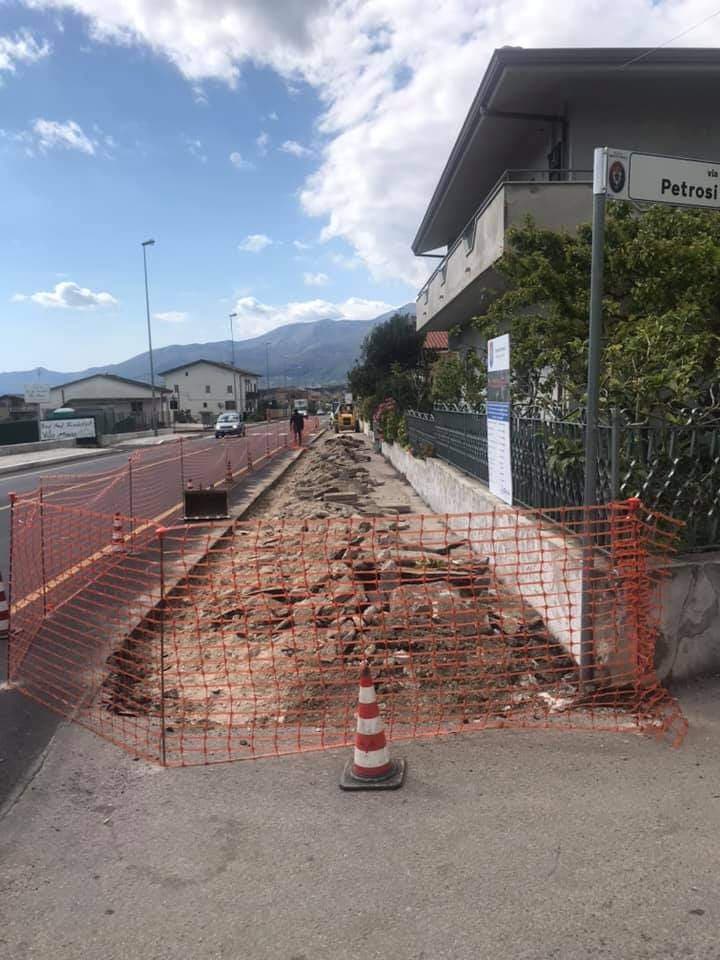 Scauri, iniziati il lavori sul lungomare, le precisazioni del sindaco