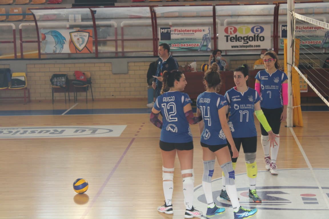 Il Consorzio Golfo Pontino Volley perde per 3 a 0 contro la Del Prete Virtus Volley Latina