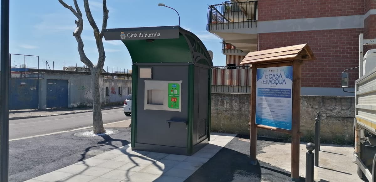 Formia, installata una nuova “Casa dell’Acqua” nel quartiere San Giulio