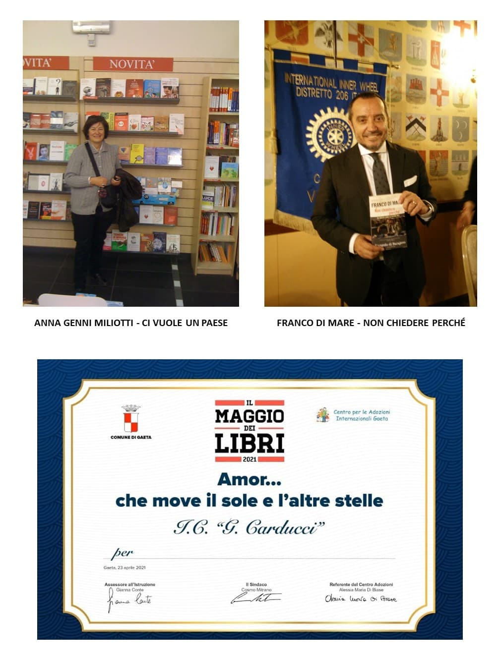 Gaeta, Maggio dei Libri: Protagonista l'I.C. Carducci