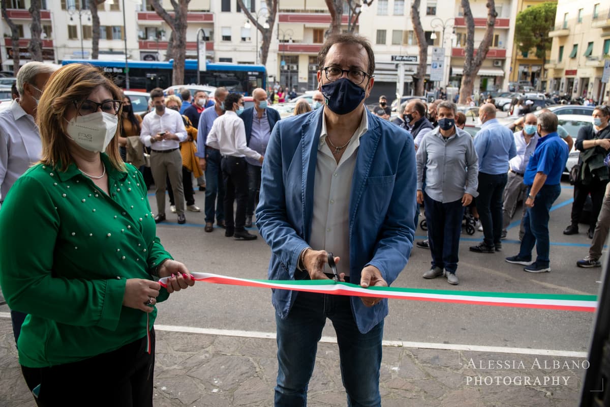 Formia, Amato La Mura ha inaugurato l'info point elettorale