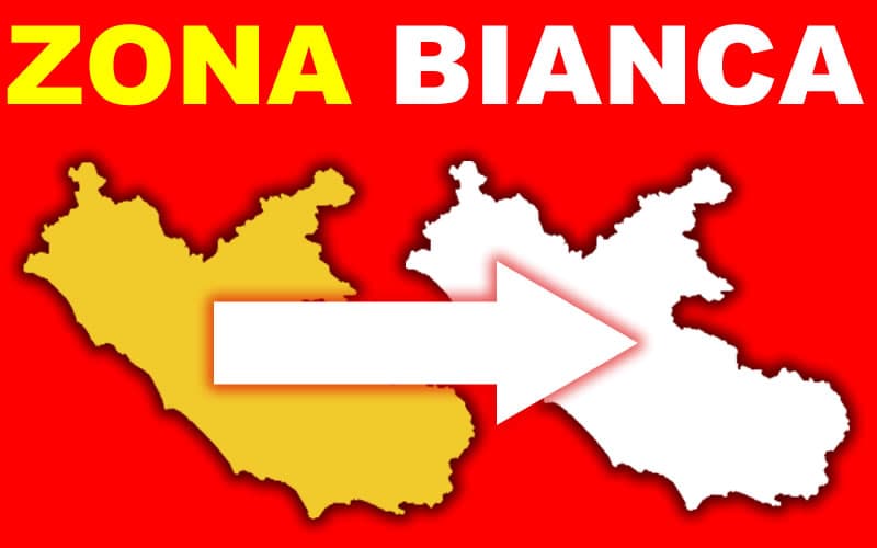 Lazio - Le regole della Zona Bianca da osservare dal 14 giugno