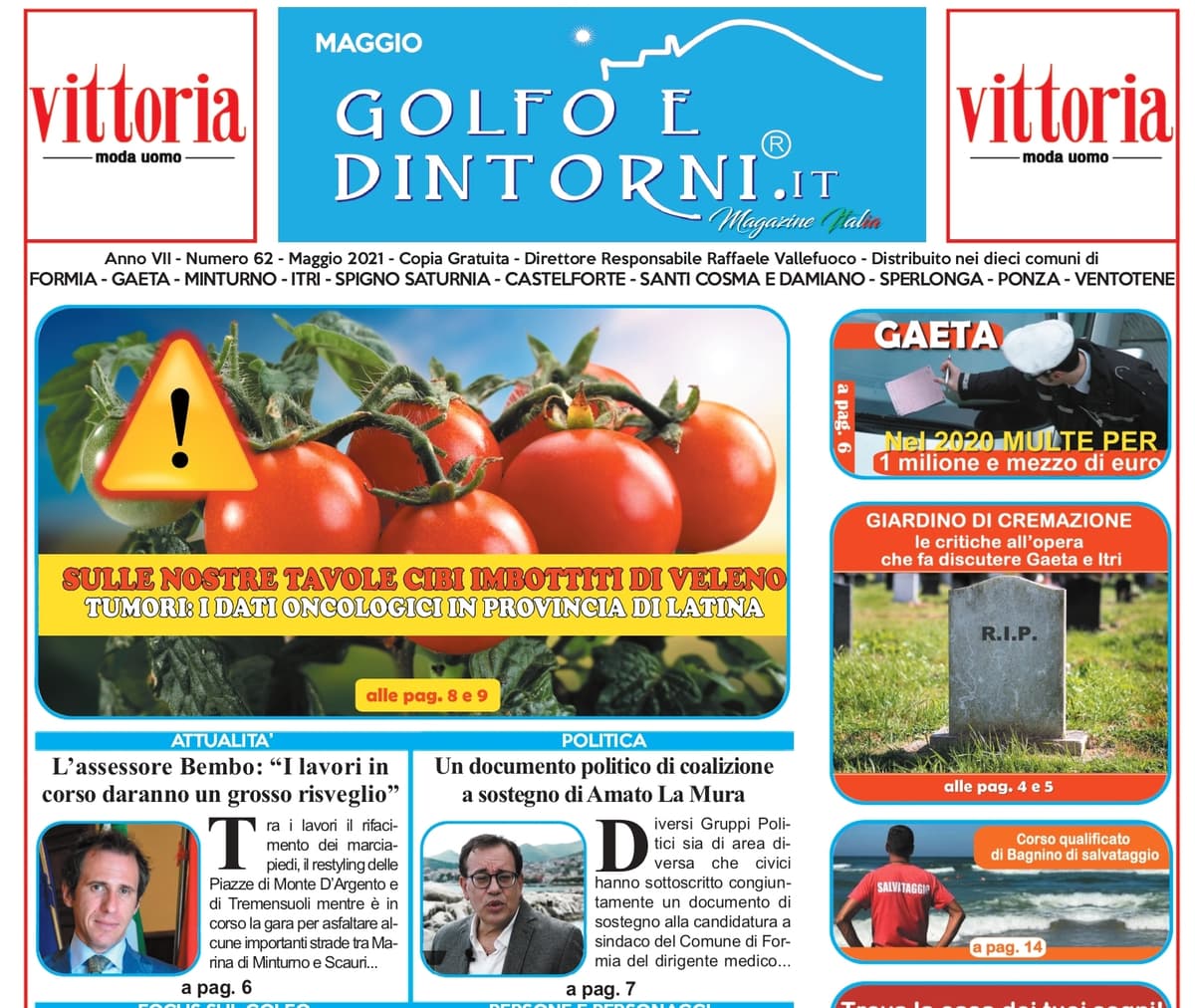 In distribuzione il Magazine del mese di maggio di Golfo e Dintorni
