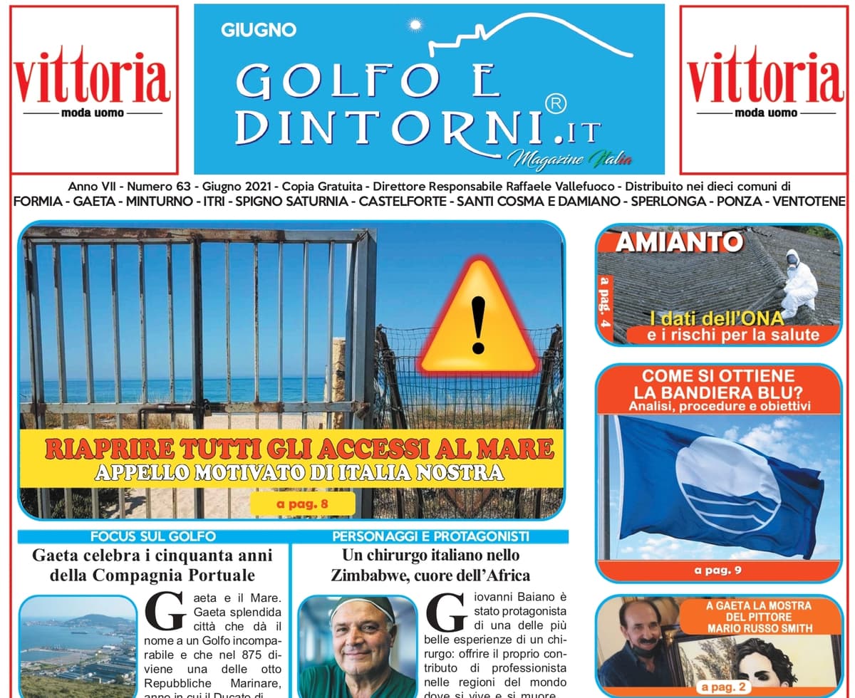 In distribuzione il numero di Giugno di Golfo e Dintorni