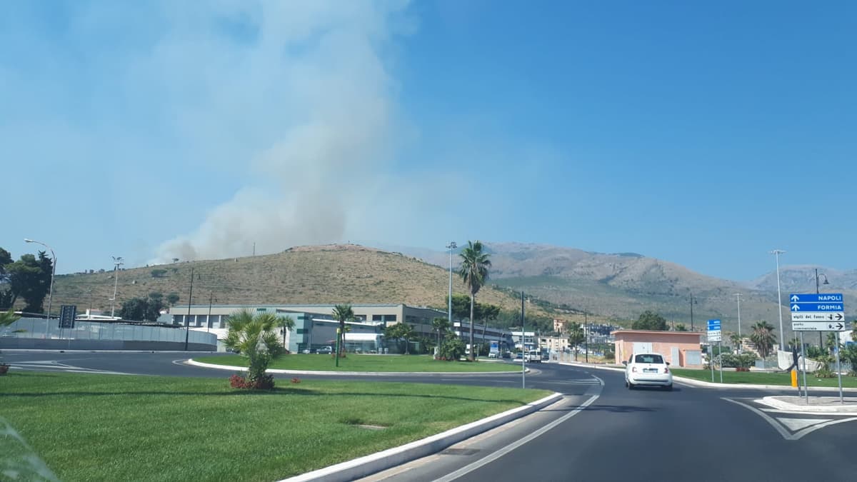 Gaeta - Piromani in azione