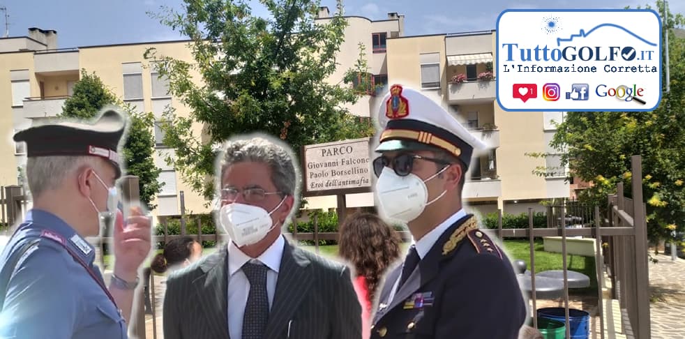 Itri - Inaugurata la nuova villa comunale intitolata agli eroi Giovanni Falcone e Paolo Borsellino