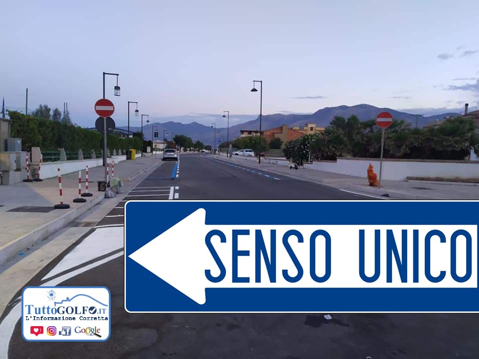 Scauri - Senso unico di marcia sul Lungomare