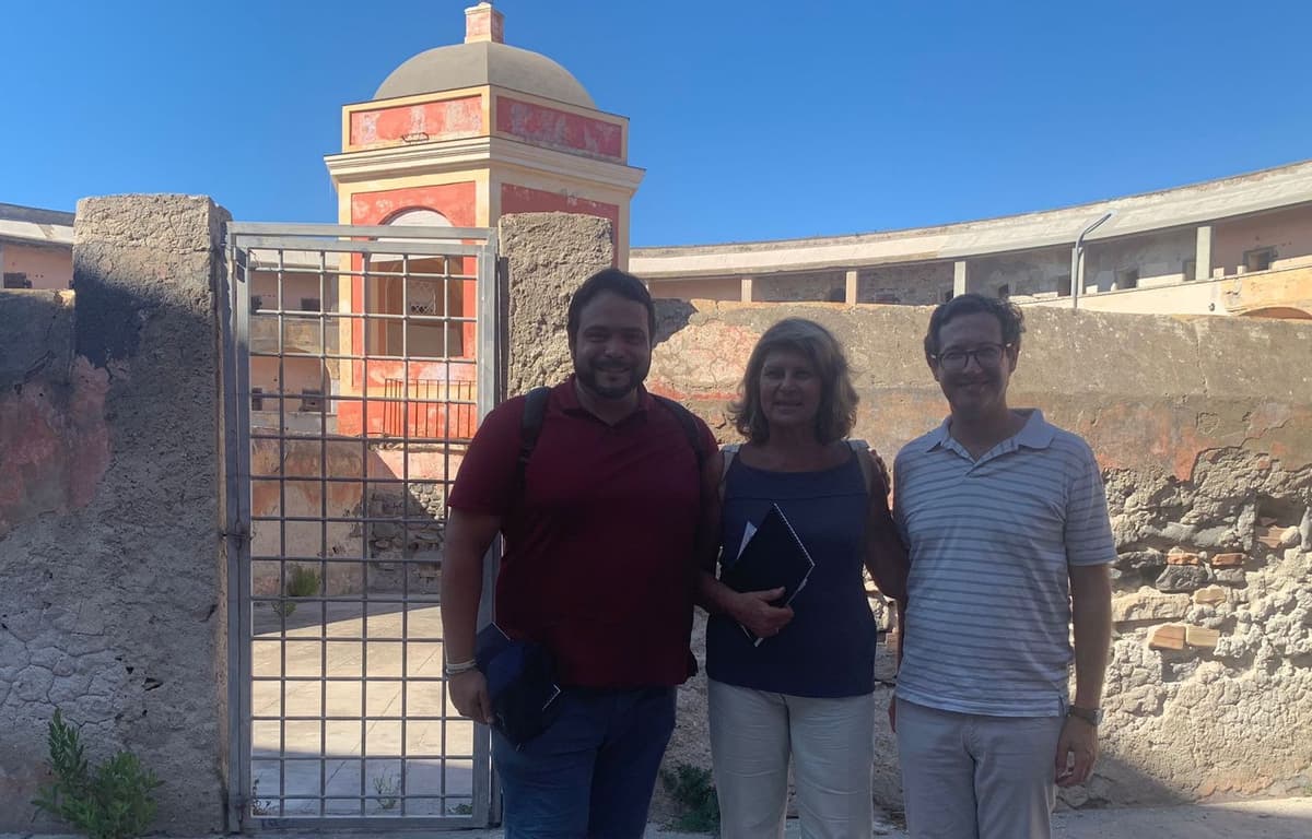 Ventotene - Visita dei rappresentanti delle istituzioni europee a Santo Stefano