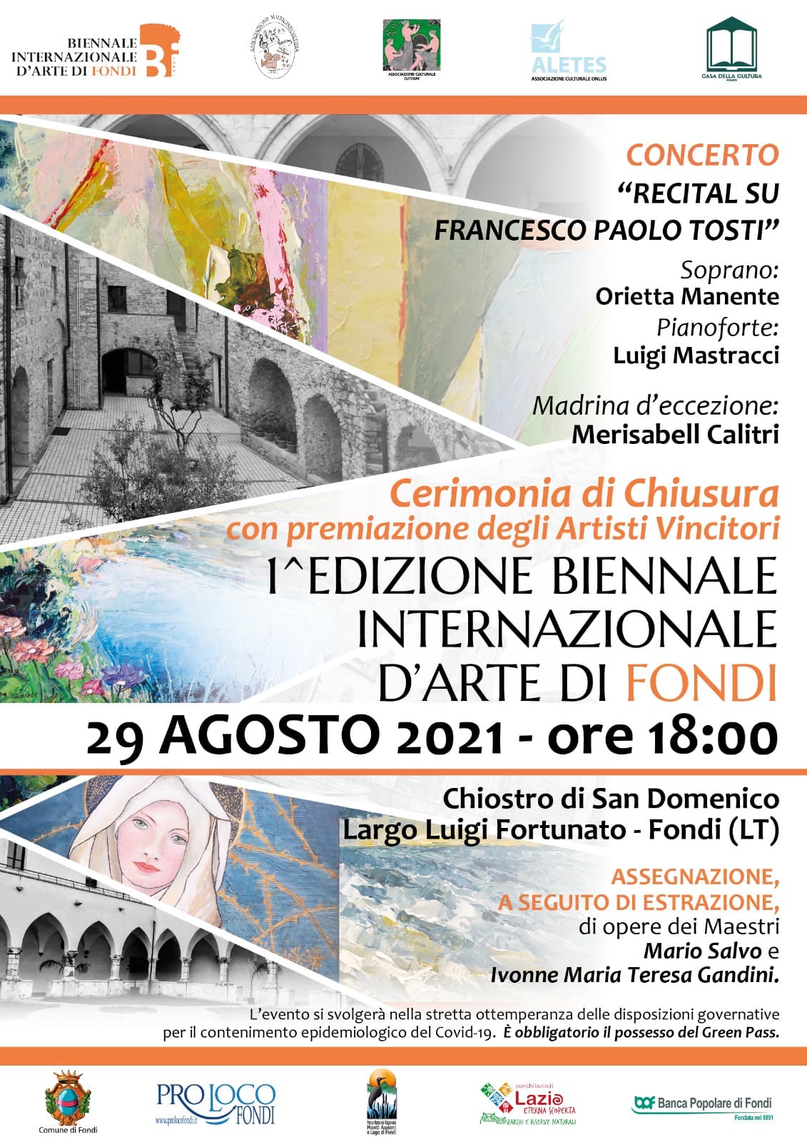 Fondi: 1° Biennale Internazionale d'Arte chiude domenica, un successo di pubblico e di critica