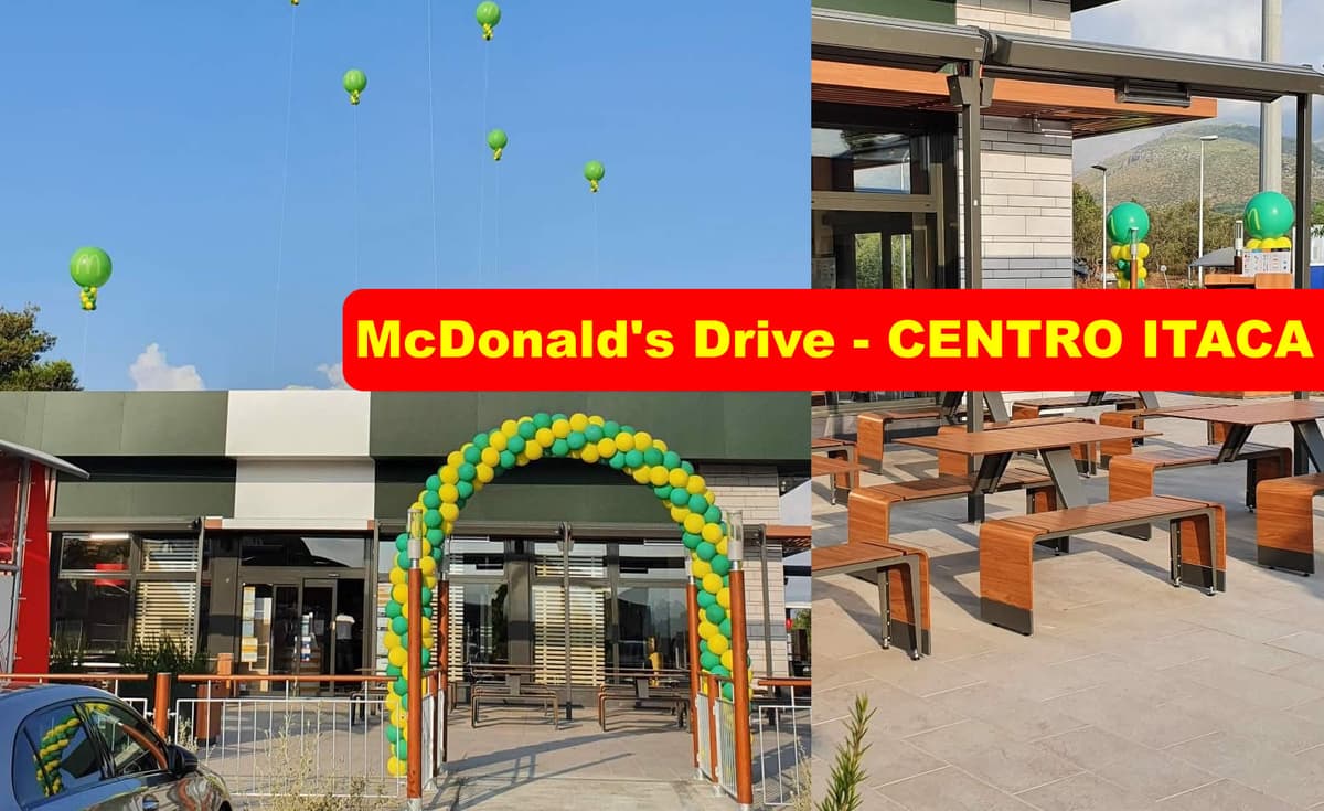 Centro Itaca - McDonald's Drive da oggi apre ai clienti