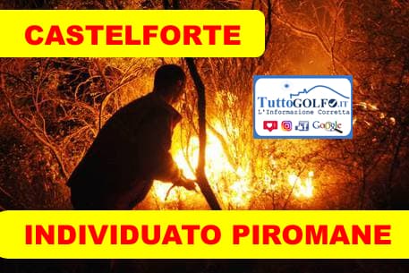 Castelforte - Individuato piromane. Autore di un incendio di circa 2 ettari di macchia mediterranea