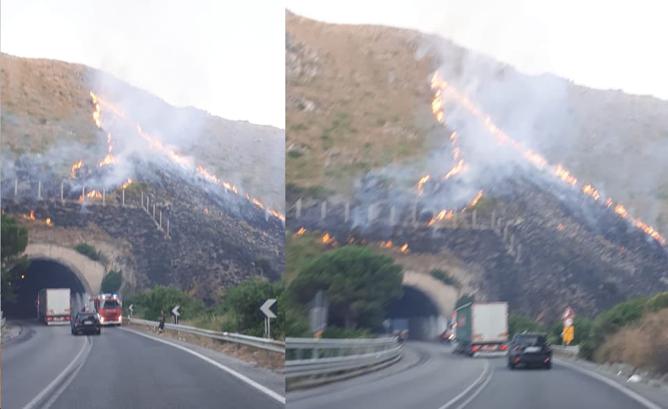 Sperlonga - Piromani in azione