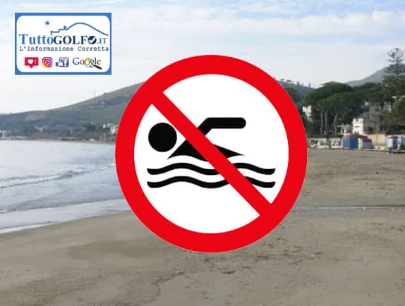 Formia - Divieto di balneazione in zona Vindicio