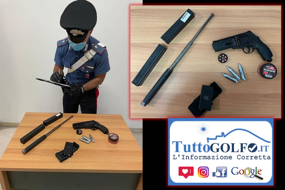 Gaeta - 20enne del luogo minaccia il collega con un taser