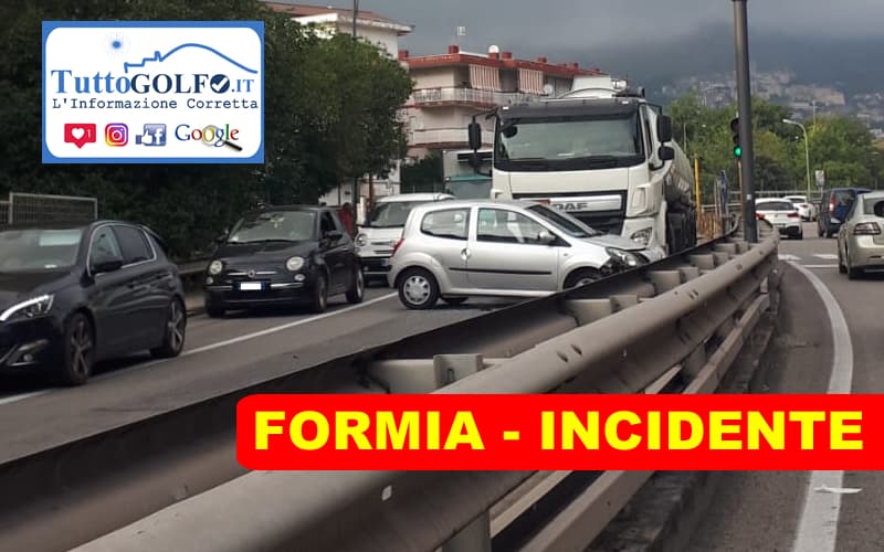 Formia, incidente in via Giacomo Matteotti