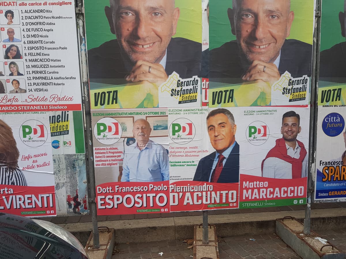 Minturno: Il Partito Democratico si presenta agli elettori in piazza, al gran completo