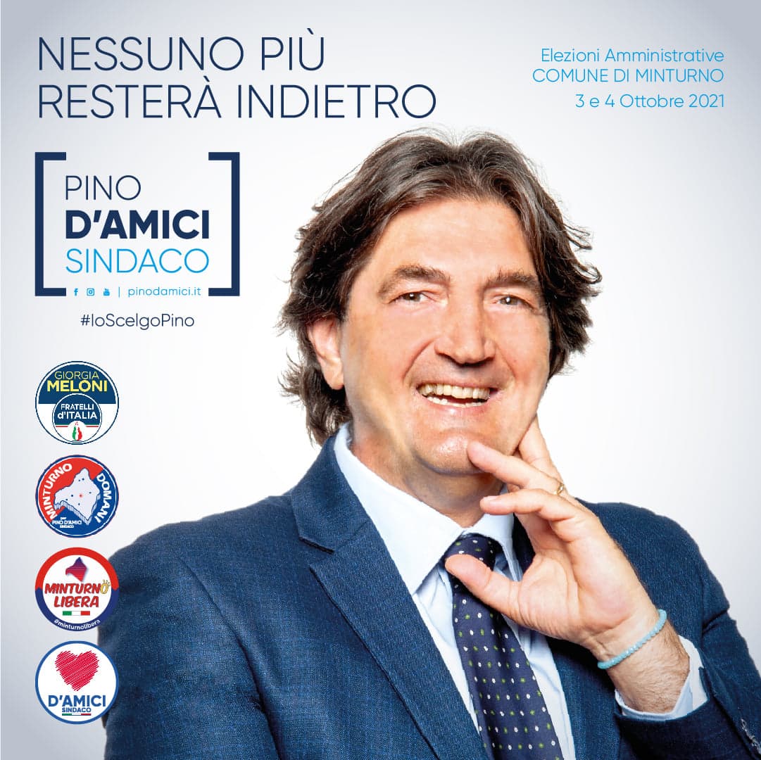 Minturno: Coalizione D'Amici da domani presente con tre sedi elettorali a Minturno, Marina e Scauri