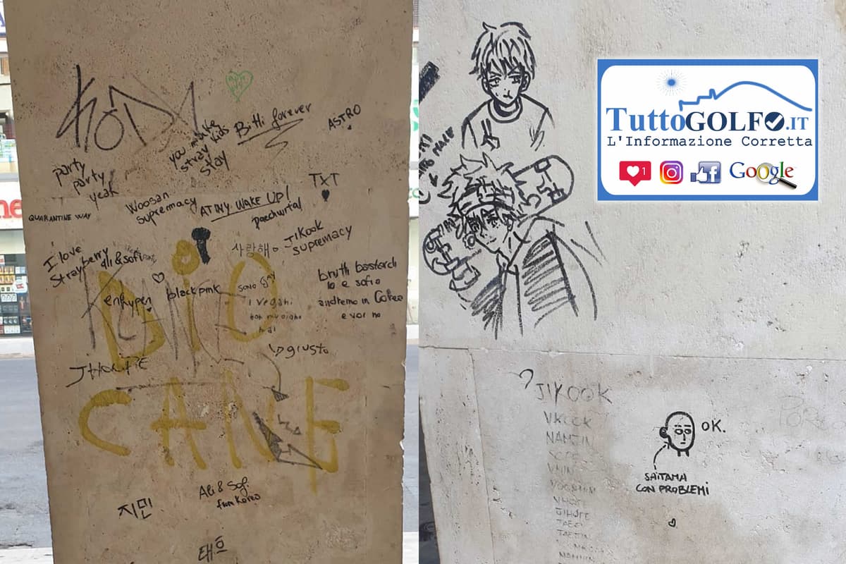Muri imbrattati - Denunciate cinque minori