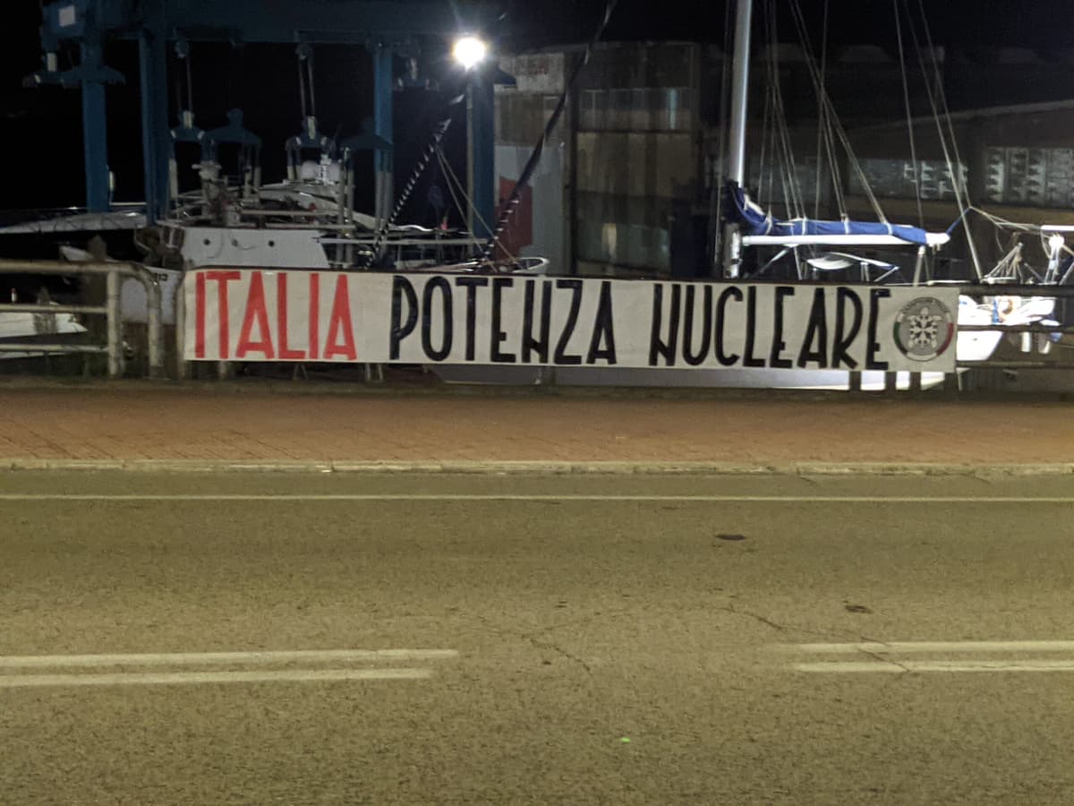 Gaeta Casa Pound lancia l'appello: Italia potenza nucleare, per l'autonomia energetica