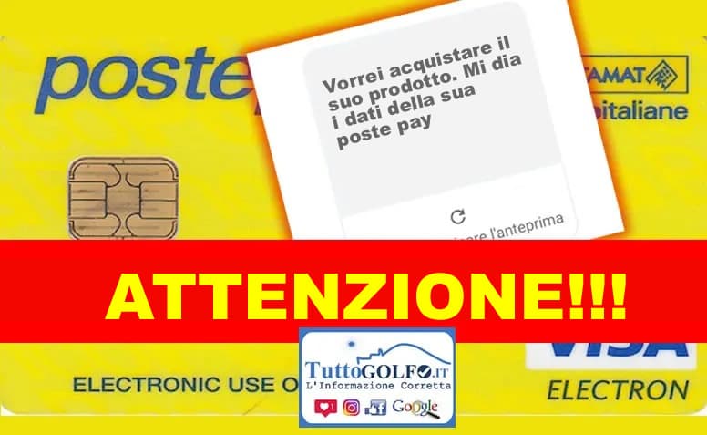 Formia, perde 3.499€ a causa di una truffa on line