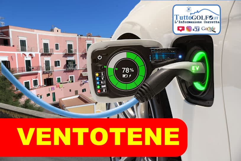 Ventotene - Installata la prima colonnina per ricarica auto a propulsione elettrica