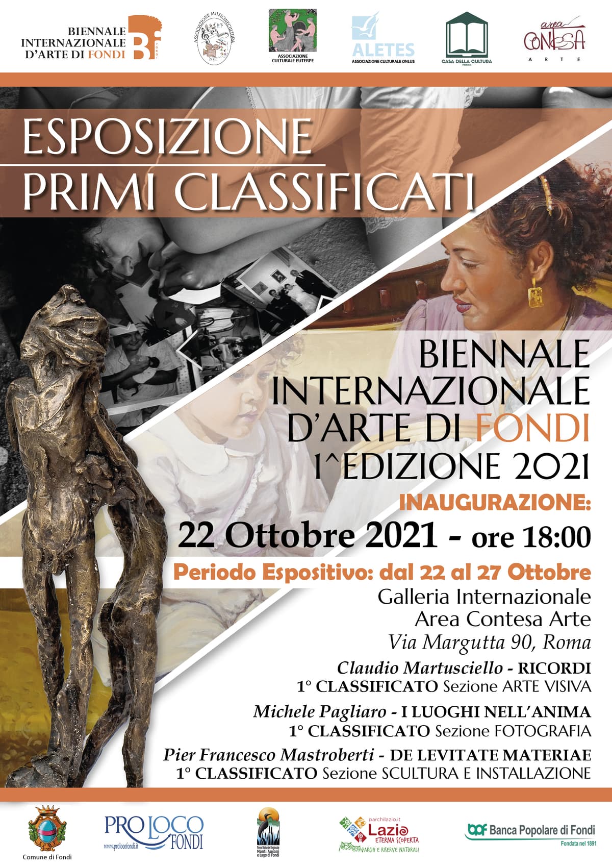Fondi Biennale Internazionale d'Arte, un successo per la qualità degli artisti partecipanti