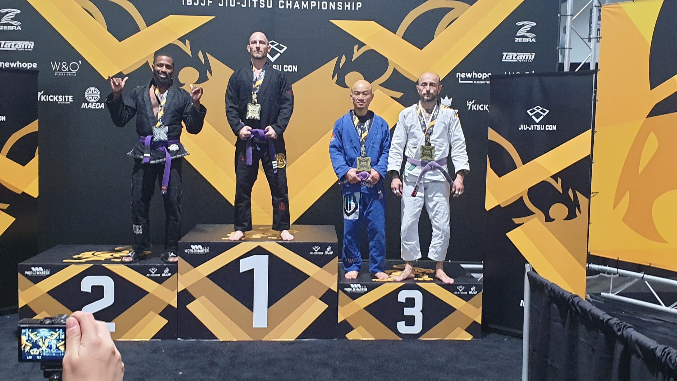 Gaeta: Marco Lustro al terzo posto del mondiale Master IBJJF tenutosi a Las Vegas