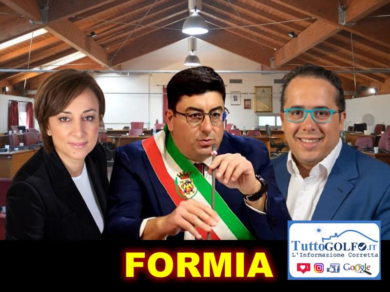 Formia, il sindaco presenta nuova giunta: Valerio, Traversi, Papa, Zangrillo, Nervino, Avallone