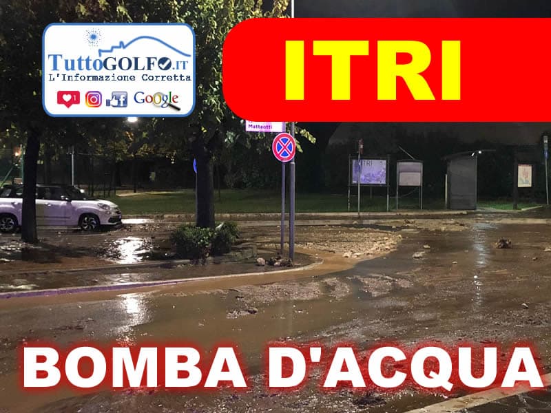 Bomba d'acqua su Itri. Ora gli itrani pagano il prezzo degli incendi