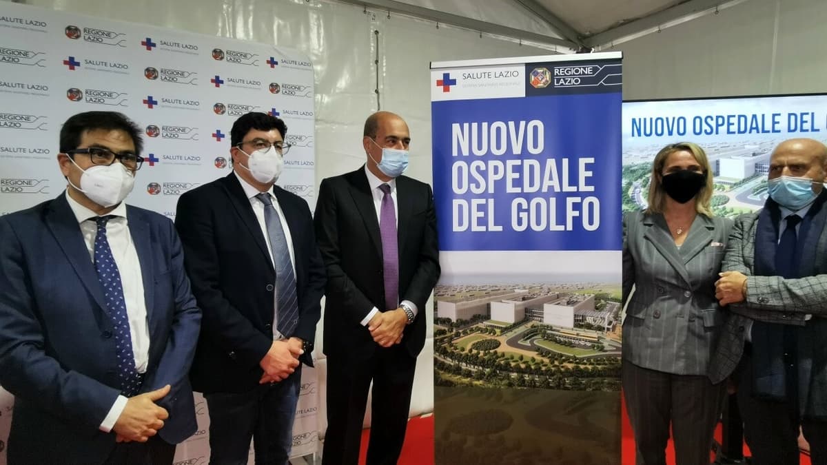 Formia, Ospedale del Golfo: Zingaretti presenta il progetto nell'area Ex Enaoli