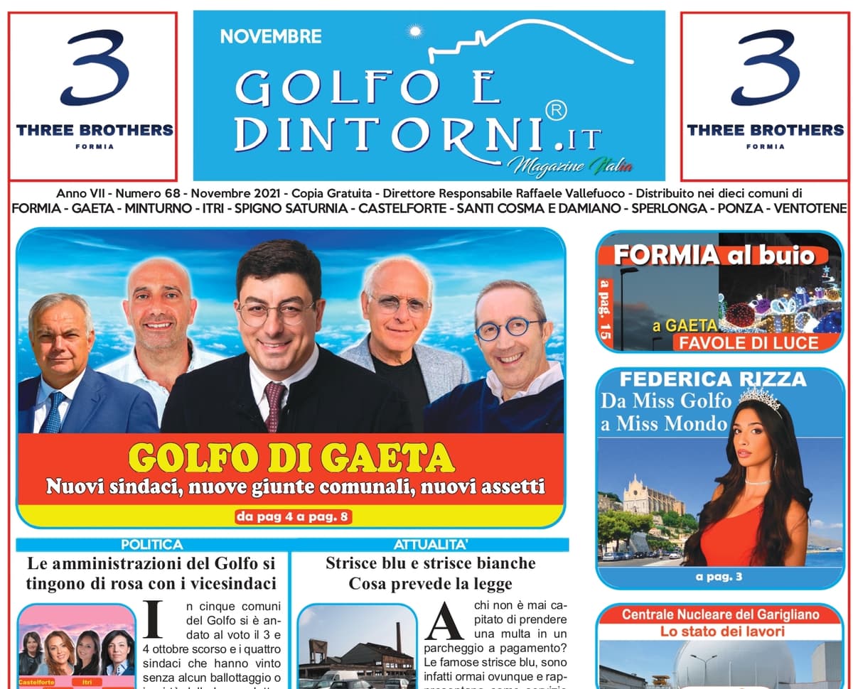 Golfo e Dintorni - In distribuzione il Magazine di Novembre