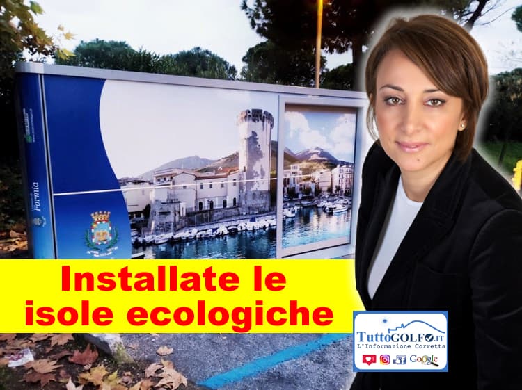 Formia: Installate due isole ecologiche