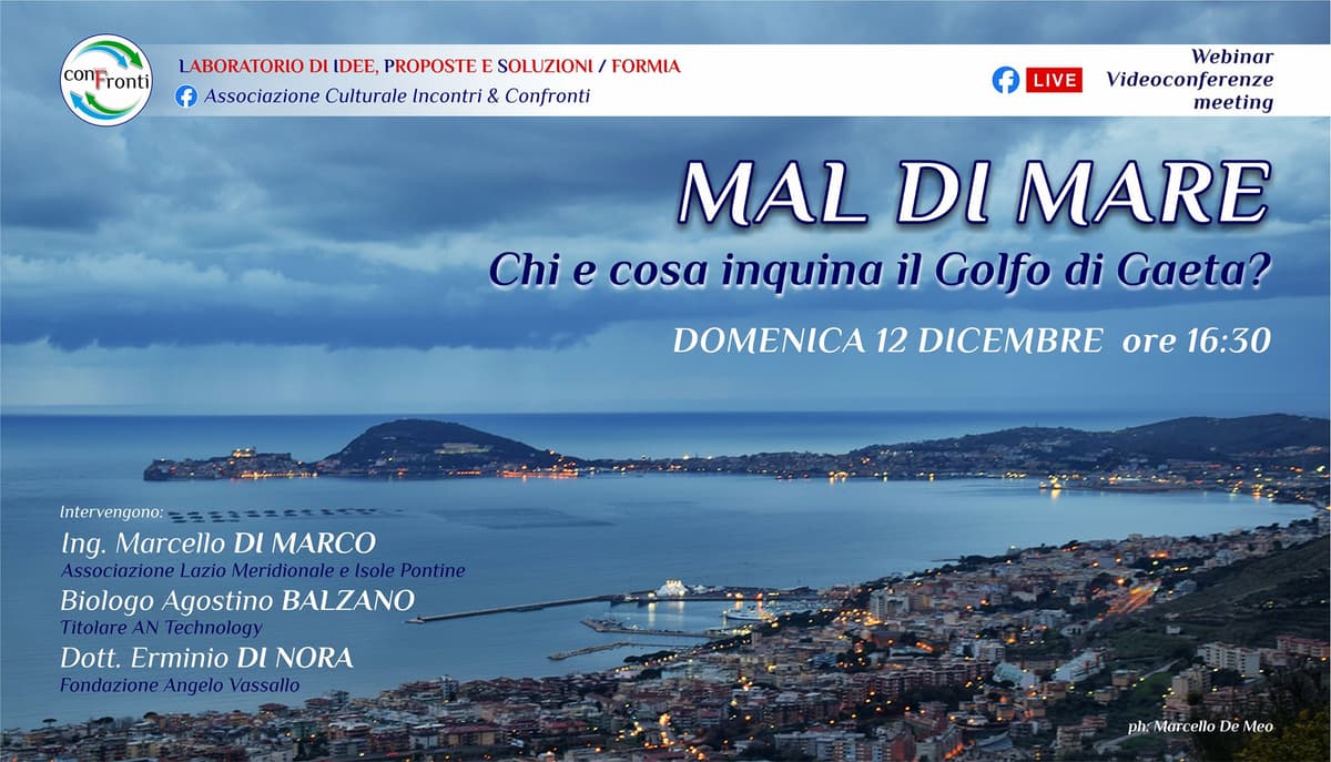 Chi e cosa inquina il golfo di Gaeta