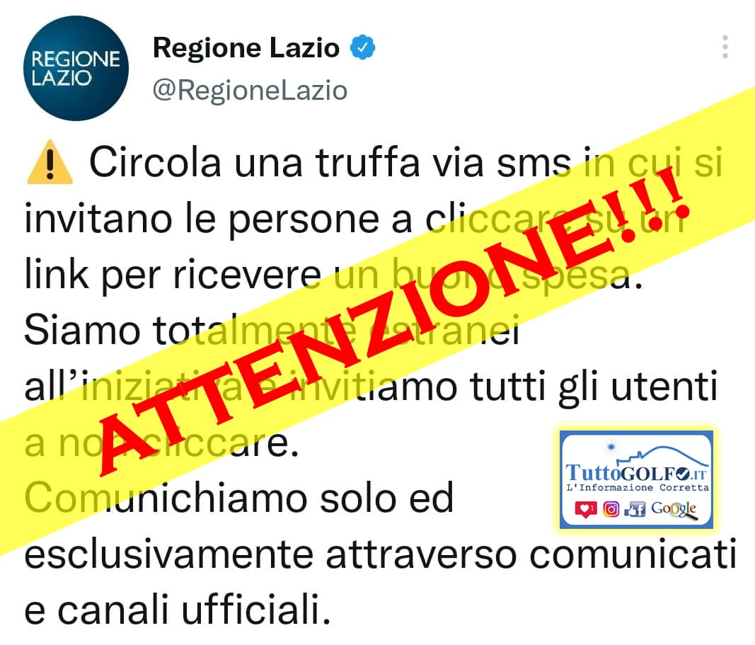 Truffa via sms, prestare molta attenzione